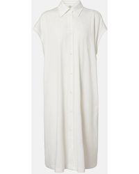 TOTEME - Cotton Jersey Shirt Dress - Lyst