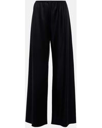 The Row - Gala Virgin Wool Wide-Leg Pants - Lyst
