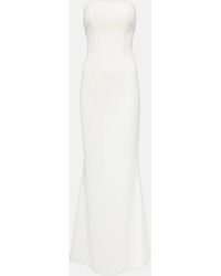 Safiyaa - Bridal Strapless Crepe Gown - Lyst
