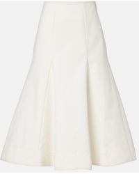 Rohe - Cotton Midi Skirt - Lyst