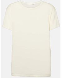 The Row - Foz Knitted Cashmere T-Shirt - Lyst