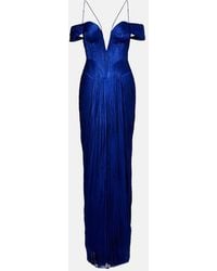 Maria Lucia Hohan - Camilla Metallic Silk Tulle Bustier Gown - Lyst
