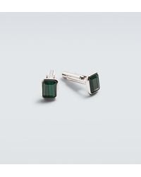 Mateo - Sterling Cufflinks With Malachites - Lyst
