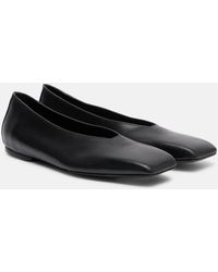 Rick Owens - Leather Ballet Flats - Lyst