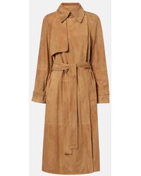 Proenza Schouler - Ramona Suede Trench Coat - Lyst