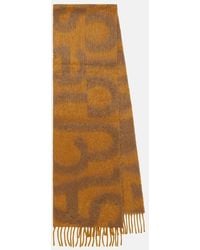 Acne Studios - Logo Wool-Blend Scarf - Lyst