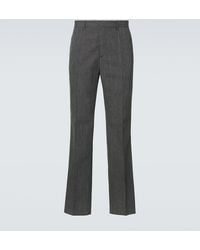 Jil Sander - Pantalon Droit En Laine Vierge A Carreaux - Lyst