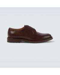 Brunello Cucinelli - Zapatos Derby De Piel - Lyst