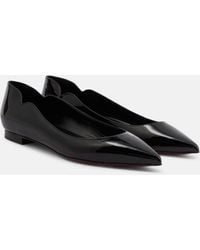 Christian Louboutin - Hot Chick Leather Ballet Flats - Lyst