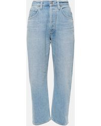 Citizens of Humanity - Dahlia Mid-rise Straight Jeans - Lyst