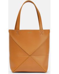Loewe - Puzzle Convertible Mini Leather Tote - Lyst