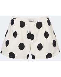 Jacquemus - Amelo Polka-Dot Cotton Shorts - Lyst