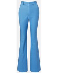 Veronica Beard - Melvin Twill Flared Pants - Lyst