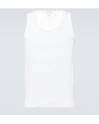 Bottega Veneta - Classic Round Neck Dry Cotton Top - Lyst