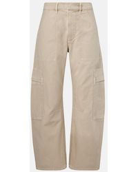 Citizens of Humanity - Marcelle Mid-Rise Cotton Twill Cargo Pants - Lyst