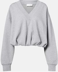 Sportmax - Sudadera Colleg De Jersey En Mezcla De Algodon - Lyst