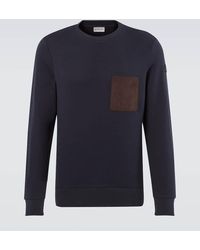 Moncler - Sweat-Shirt En Coton Et Cachemire - Lyst
