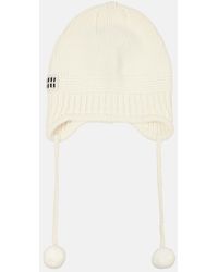 Miu Miu - Wool And Cashmere Beanie - Lyst