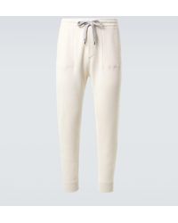 Brunello Cucinelli - Pantalones Deportivos En Mezcla De Cachemir - Lyst