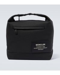 Moncler - Leather-trimmed Tote Bag - Lyst