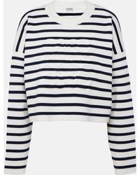 Loewe - Anagram Cotton Jersey Sweatshirt - Lyst