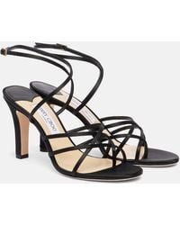 Jimmy Choo - Archive Strappy 100 Satin Sandals - Lyst