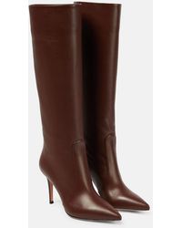 Gianvito Rossi - Hansen 85 Knee-high Leather Boots - Lyst