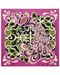 La DoubleJ - Printed Silk Twill Scarf - Lyst