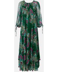 RIXO London - Hayden Printed Maxi Dress - Lyst