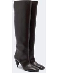 Stella McCartney - Coated Knee-High Boots - Lyst