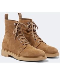 Gianvito Rossi - Bottines Richard En Daim - Lyst