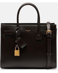 Saint Laurent - Tote Sac De Jour Baby Aus Leder - Lyst