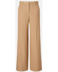 The Row - Dender Silk Wide-Leg Pants - Lyst