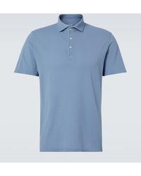 Fedeli - Cotton Pique Polo Shirt - Lyst