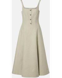 Altuzarra - Orrie Cotton-Blend Midi Dress - Lyst