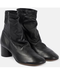 Isabel Marant - Laeden Leather Ankle Boots - Lyst