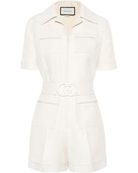 white gucci jumpsuit