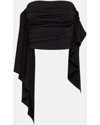 The Attico - Embellished Off-Shoulder Top - Lyst