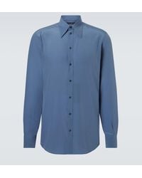 Dolce & Gabbana - Silk Crepe De Chine Shirt - Lyst