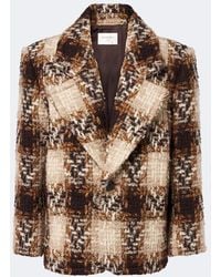 Saint Laurent - Wool And Mohair-Blend Tweed Blazer - Lyst