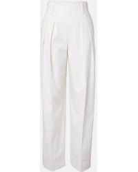 Victoria Beckham - Wool-Blend Wide-Leg Pants - Lyst