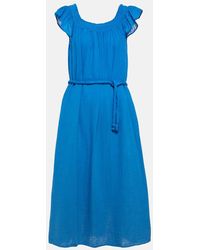 Velvet - Midikleid Justine Aus Baumwolle - Lyst