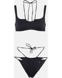 Off-White c/o Virgil Abloh - Logo-print Two-piece Bikini - Lyst