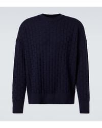 Plan C - Ribbed-Knit Wool Sweater - Lyst
