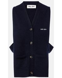 Miu Miu - Cashmere Sweater Vest - Lyst