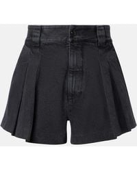 FRAME - The Structural Denim Shorts - Lyst