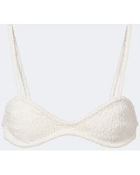 AYA MUSE - Kena Knitted Cotton Bra Top - Lyst