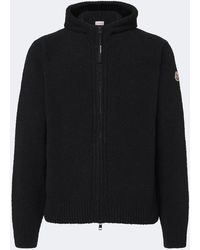 Moncler - Wool-Blend Boucle Zip-Up Hoodie - Lyst