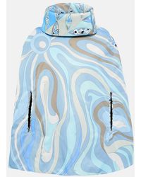PUCCI - X Fusalp Marmo Poncho - Lyst