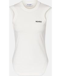 The Attico - Logo Cotton Top - Lyst
